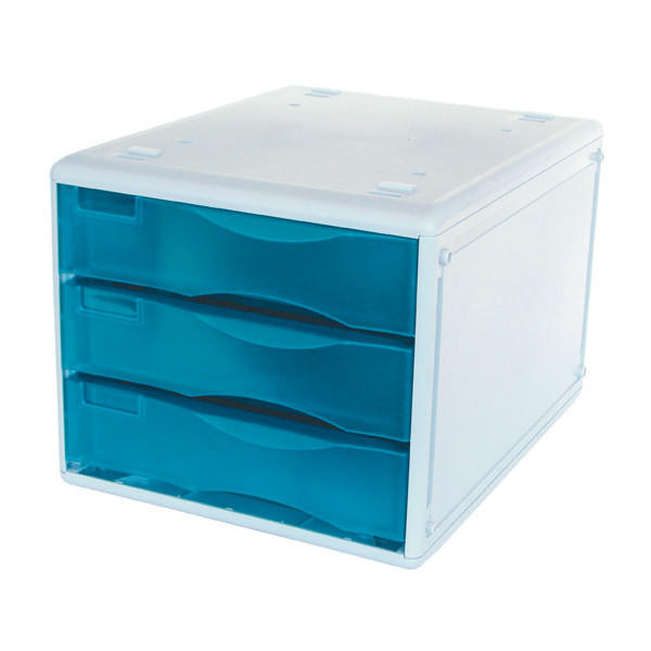 Metro 3438 Desktop Filing Drawers B4 3d Blueberry 234384