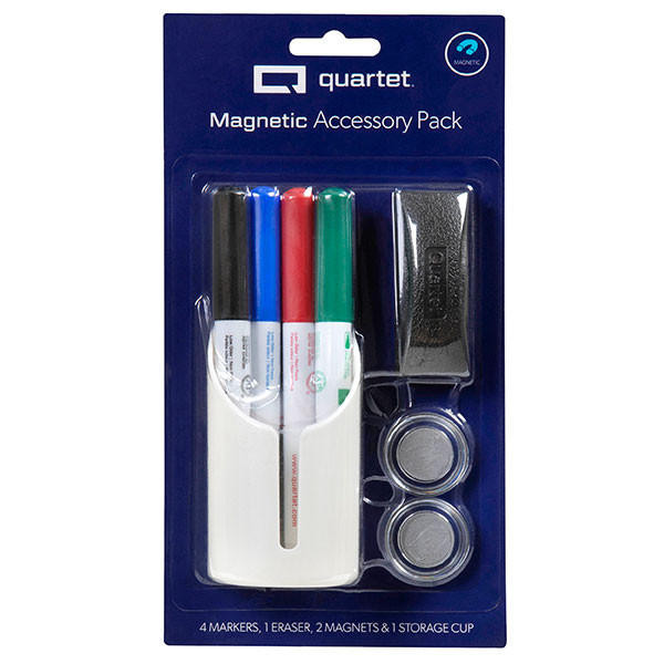 Quartet Accesory Cup Incl Markers and Eraser Magnetic X CARTON of 6 QTACCCUP