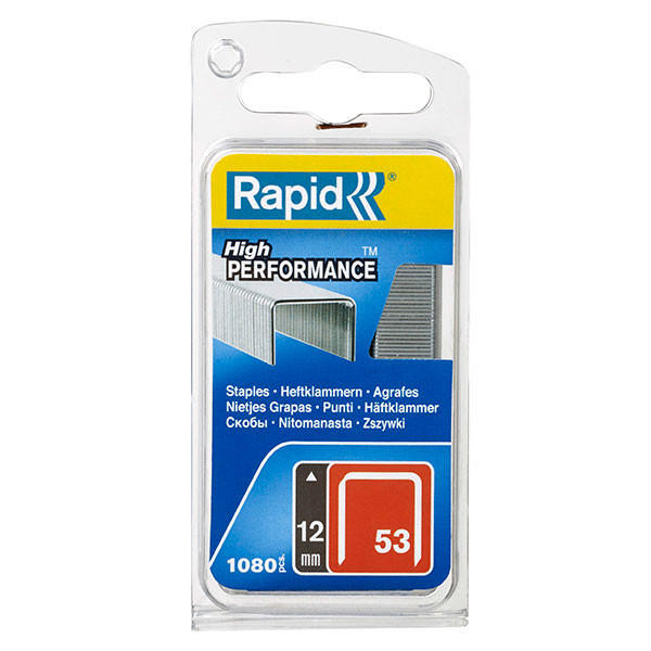 Rapid Tools Staples 53/12mm Box1080 X CARTON of 5 40109505