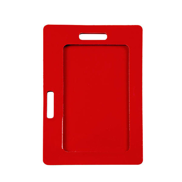 Rexel Id Soft Touch Card Holder Red X CARTON of 12 9856003