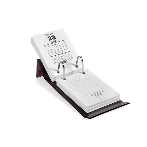 Sasco Desk Calendar Stand Top Punched Acrylic X CARTON of 5 10556