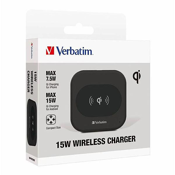 Verbatim 15w Wireless Charger Space Grey : 66597 