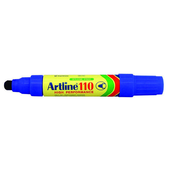 Artline 110 Permanent Marker 4mm Bullet Nib Blue BOX6 111003