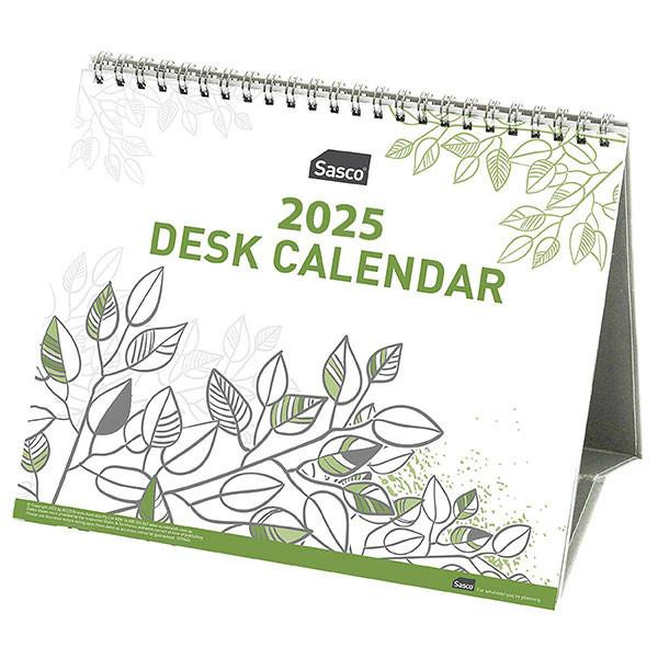 Sasco 2024 Eco Tri-Fold Desk Calendar 210 X 180mm Carton of 12 : 1070424 
