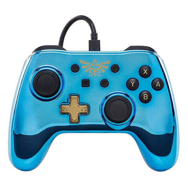 Powera Wired Controller Chrome Zelda Nintendo Switch : 1506371-01 