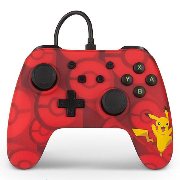 Powera Wired Controller Pikachu Nintendo Switch : 1510836-01 