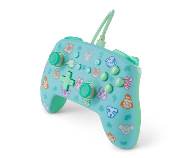 Powera Enhanced Wired Controller Animal Cross Nintendo Switch : 1518388-02 