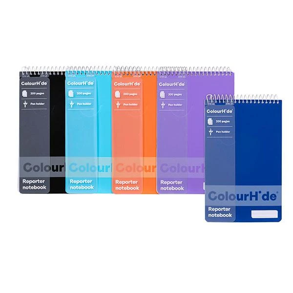 Colourhide Reporter Notebook 200page Assorted X Carton of 5 : 1715799M 