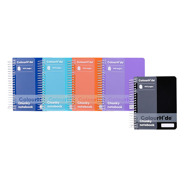 Colourhide Chunky Notebook 400page Assorted X Carton of 5 : 1716599M