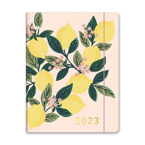 Orange Circle 2023 Just Right Monthly Planner Lemon Tree : 23351 