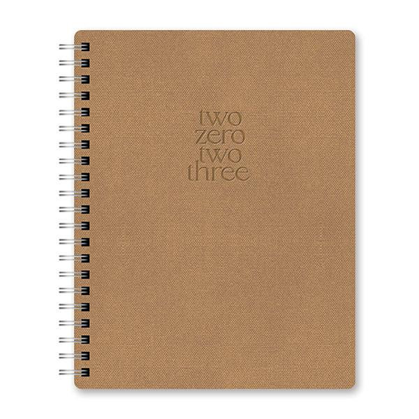 Orange Circle 2023 Baxter Planner Café Au Lait : 23502 