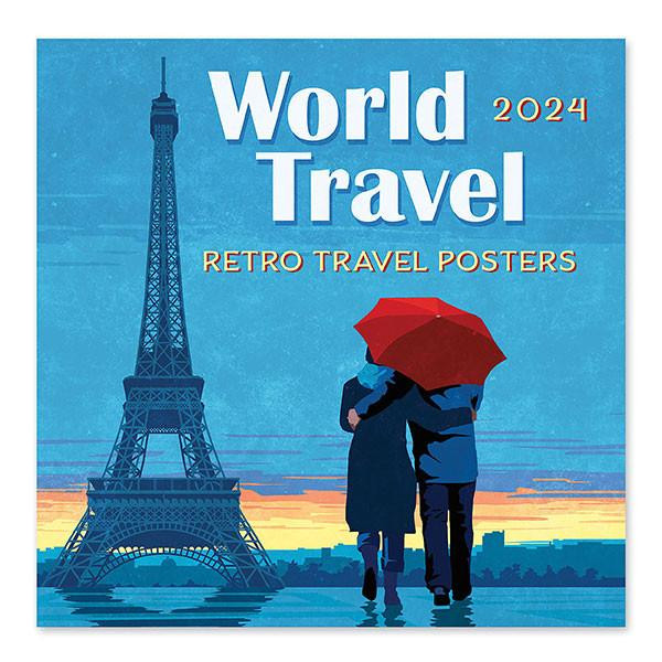 Orange Circle 2024 Wallet Calendar World Travel : 24029 