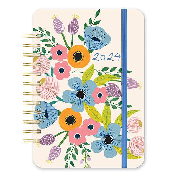 Orange Circle 2024 Do It All Planner Bella Flora : 24337 