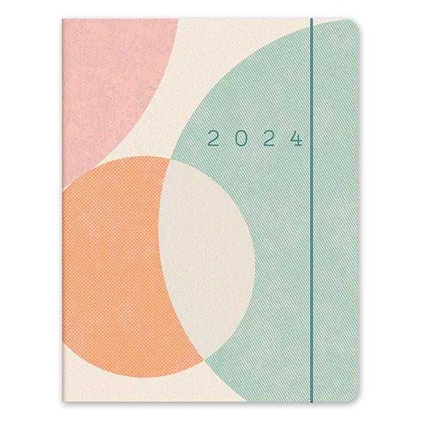 Orange Circle 2024 Just Right Monthly Planner Find Balance : 24351 