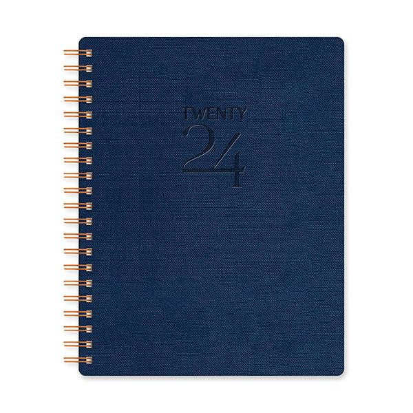 Orange Circle 2024 Baxter Planner Oxford Blue : 24500 