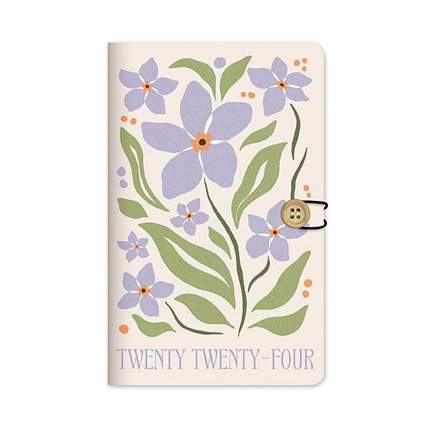 Orange Circle 2024 Trio Monthly Planner Flower Market : 24525 