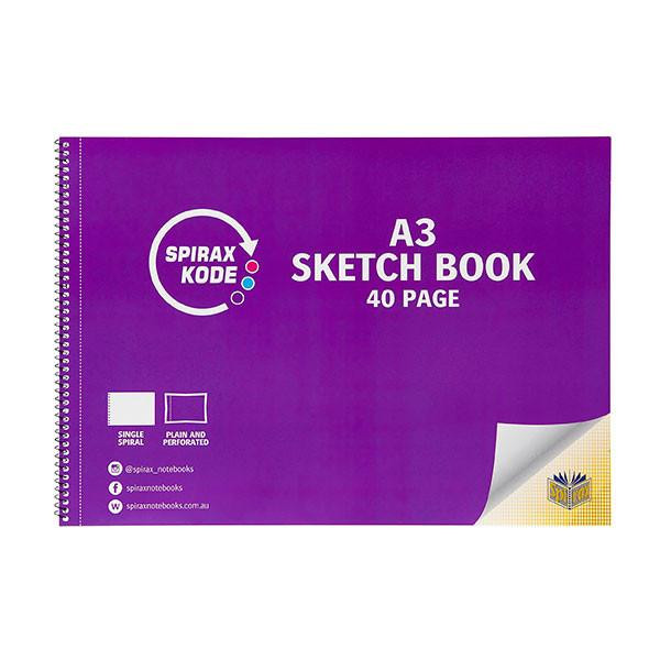 Spirax Kode 965 A3 Sketchbook 40page : 56965CBTS 