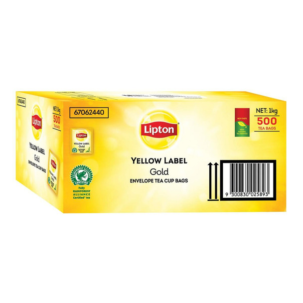 Lipton Yellow Label Quality Black Tea Cup Bags (Envelope) Pack500 : 67062440 