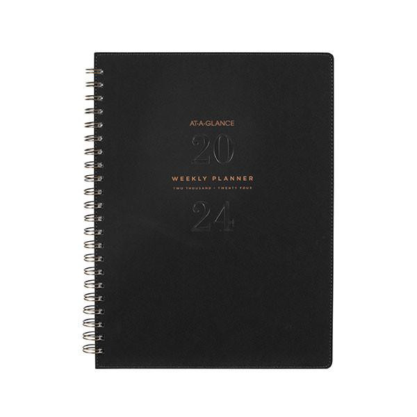 At-A-Glance Signature Diary A4 Wtv 2024 Black X Carton of 3 : AAG300524 