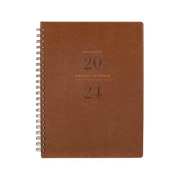 At-A-Glance Signature Diary A4 Wtv 2024 Brown X Carton of 3 : AAG300624 