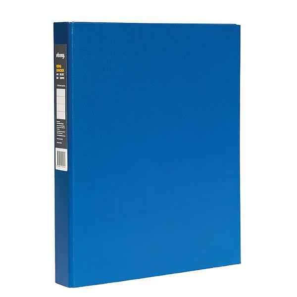 Pl Products Ebony Ring Binder A4 25mm 2d Pe Blue X Carton of 20 : BW00067953 