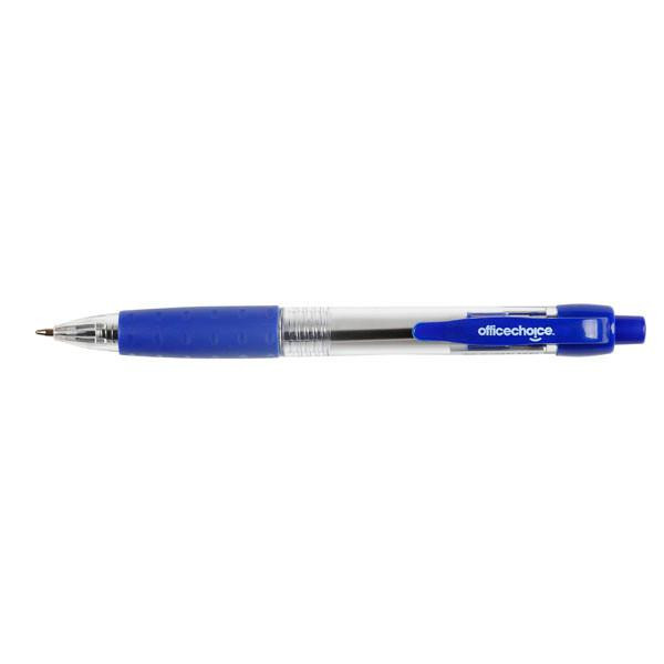 Pl Products Office Choice Ballpoint Retractable Medium Blue : OCH174103 