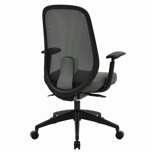 Buro Force, Black Frame & Grey Seat, with arms : 799A-3-M3 