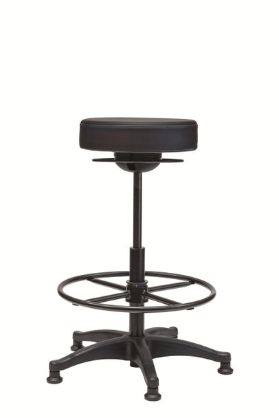 Buro Polo Drafting Stool Black : 51352 