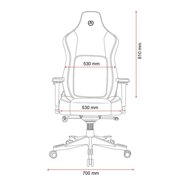 Buro Powera Ergonomic Gaming Chair Navigator : 155-PU3 