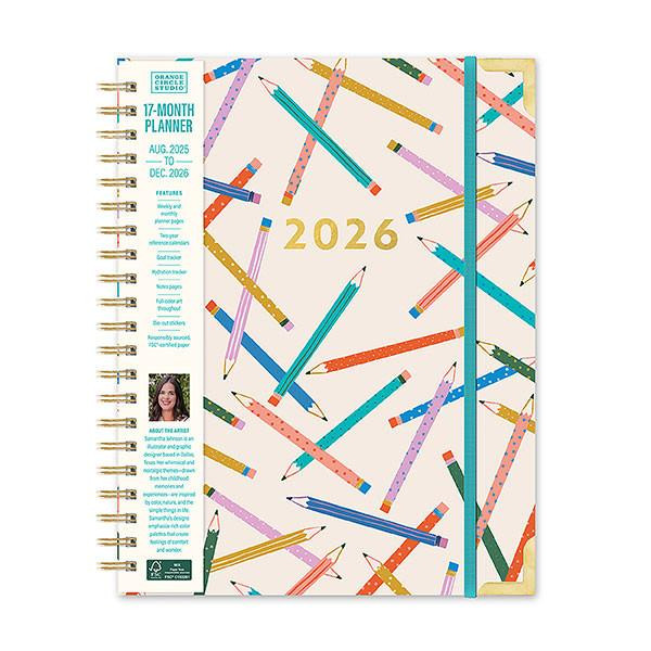 Orange Circle 2026 Make Your Mark 2026 Make Your Mark Wtv Diary 216x279mm : 26427 