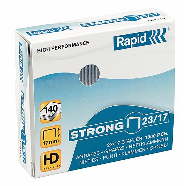 Rapid Staples 23/17mm Bx1000 Strong : 24870300 