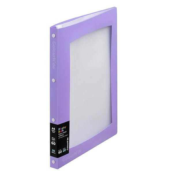 Colourhide Display Book Refillable Insert 20 Sheet Lav X Carton of 10 : 2003319M 