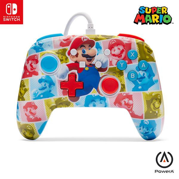 Powera Enhanced Wired Controller Mario Hero Reel Nintendo Switc : NSGP0282-01 