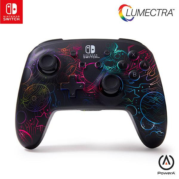 Powera Lumectra Enhanced Wireless Controller Galactic Nintendo Switch : NSGP0349-01 