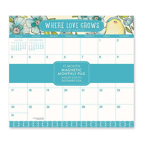 Orange Circle 2026 Where Love Grows 2026 Where Love Grows 244x216mm : 26125 