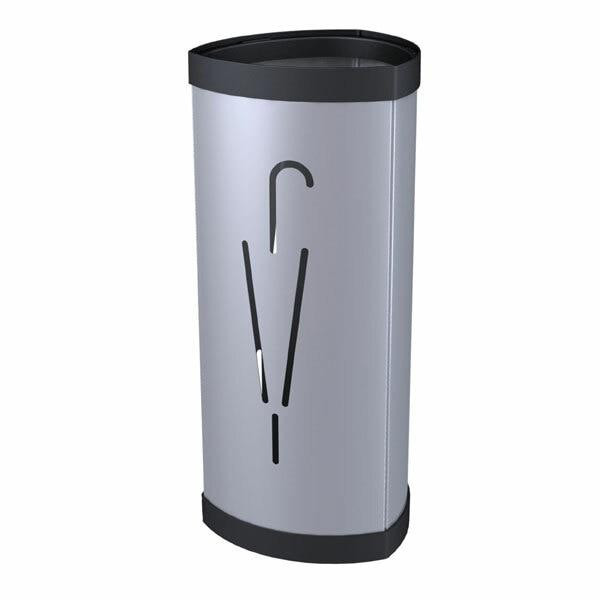ALBA Umbrella Bin Frost / Black 0360510 The Stationery Store