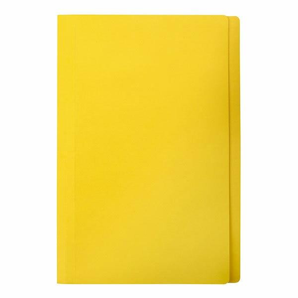 Marbig Foolscap Manilla Folders in yellow, box of 100 (SKU 1108105)