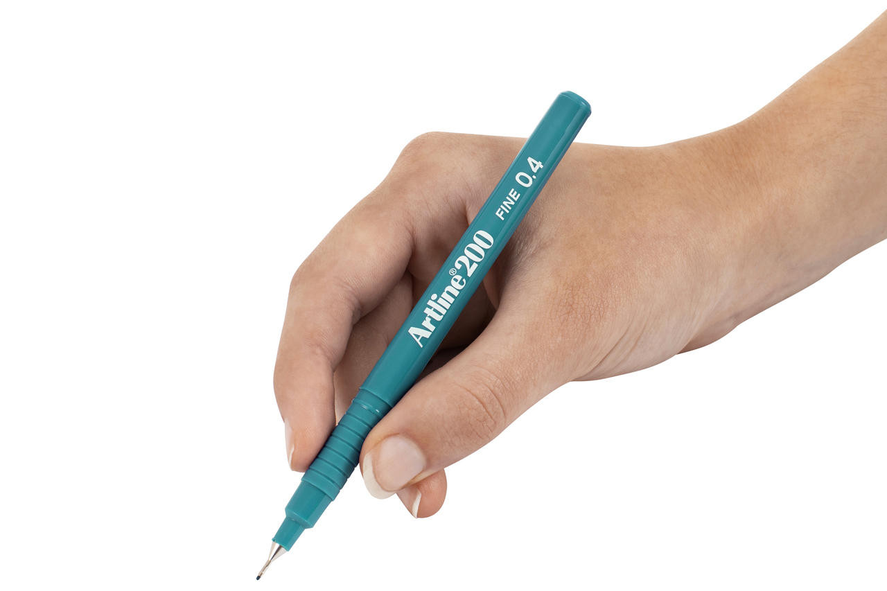 Artline 200 fineliner pen 0.4mm turquoise (BOX12)