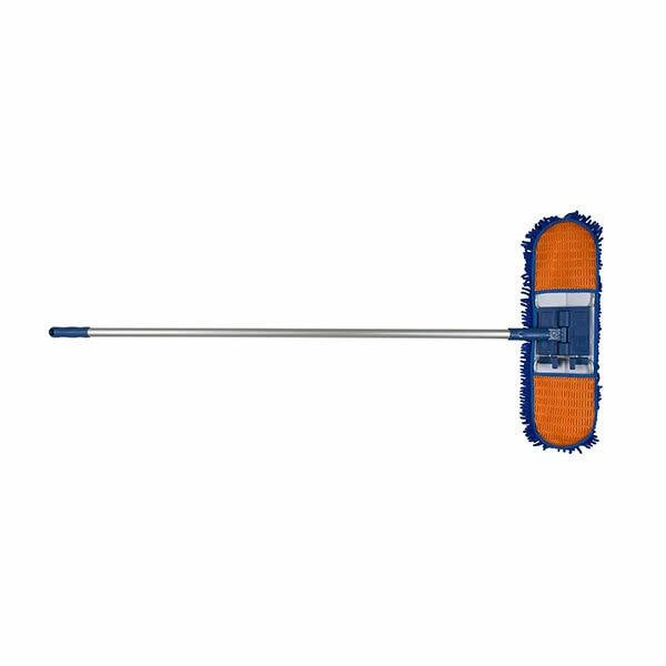 Cleanlink Chenille Dust Mop in blue for floor cleaning