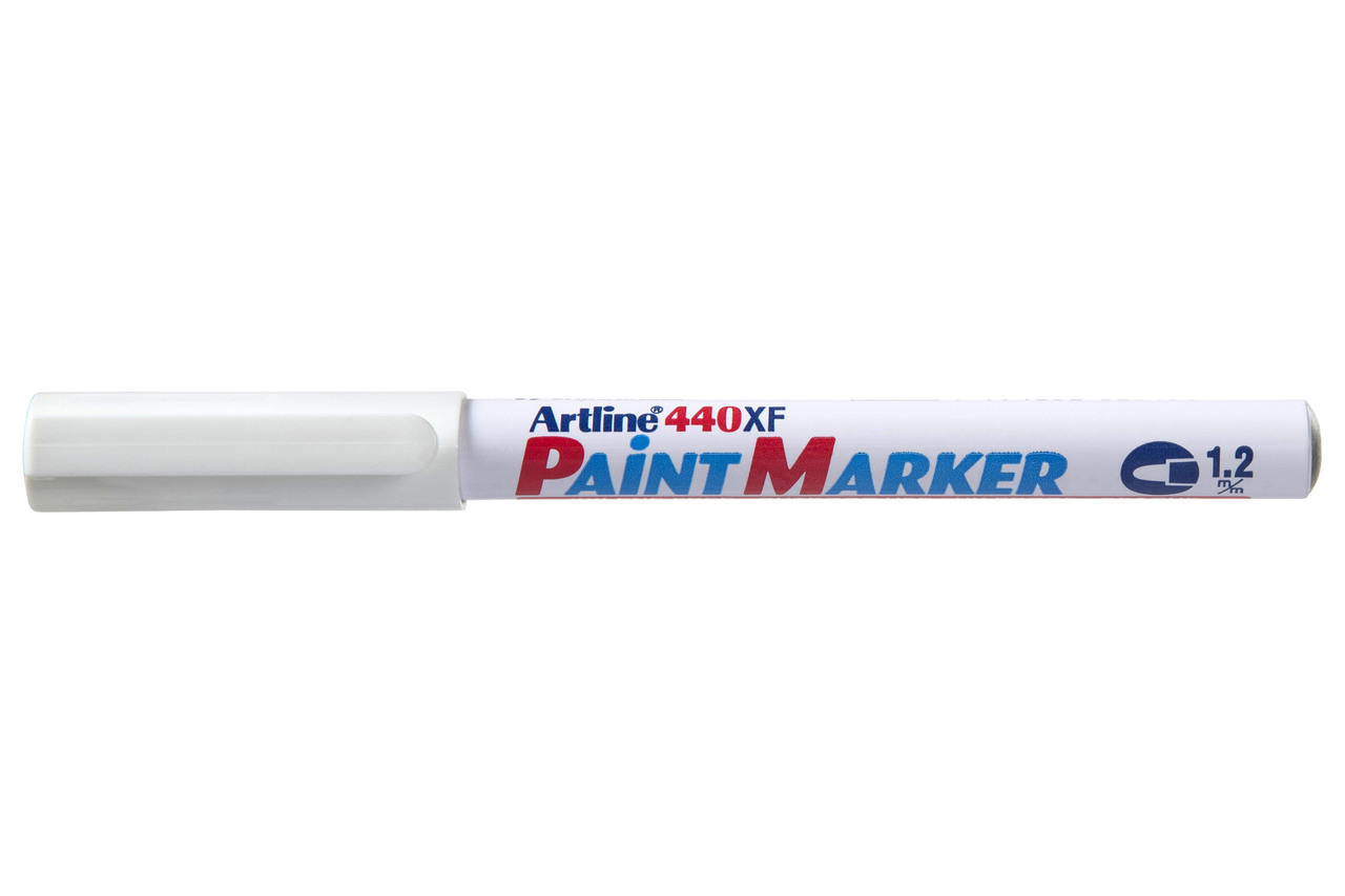 Artline 440 Permanent Paint Marker 1.2mm Bullet White