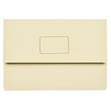 Marbig Slimpick Foolscap Document Wallet Buff X CARTON of 50 : 4004007 ...