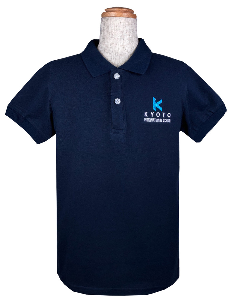 KIS navy polo shirt