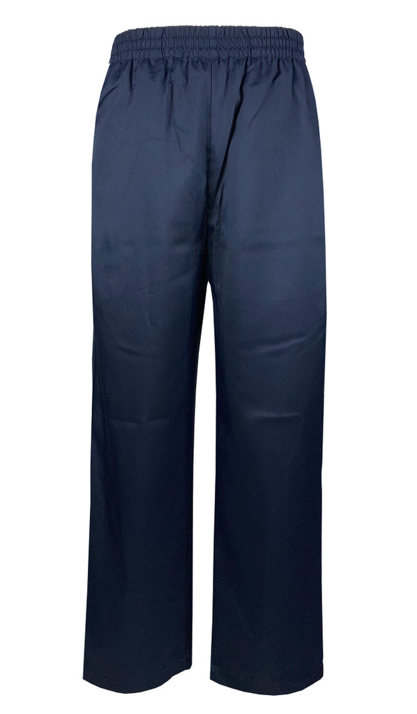 Plain navy track trousers