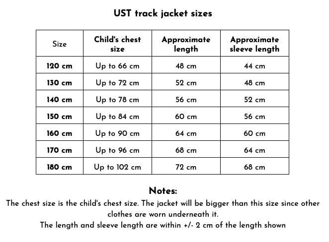 UST track jacket