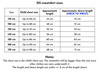 SIS navy blue sweatshirt