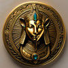 The Goddess Bast Medallion 