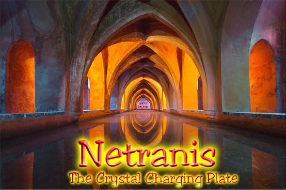 Netranis: The Crystal Charging and Cleansing Plate (8x10)