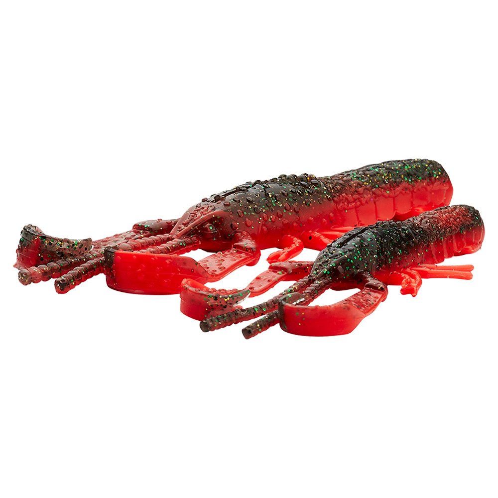 Savage Gear Reaction Crayfish - 5 Esche In Gomma A Forma Di Gambero Per Pesca Persico E Lucioperca, Con Sonaglio E Profumo
