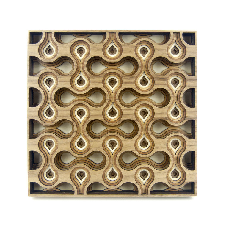 CELL DIVISION | 3D Layered Wood Wall Art