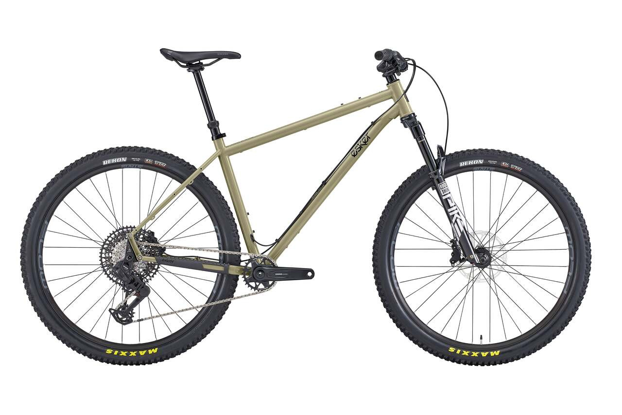 Complete Esker Hayduke mountain bike in Burlap